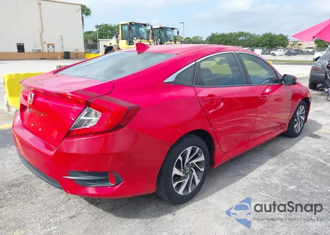 2017 Honda Civic Ex from USA, damaged, VIN 2HGFC2F78HH552372